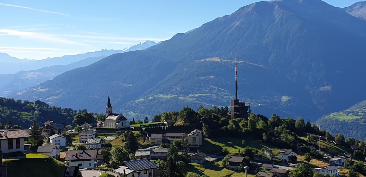 Hotel Rhoneblick Guttet-Feschel Esterno foto